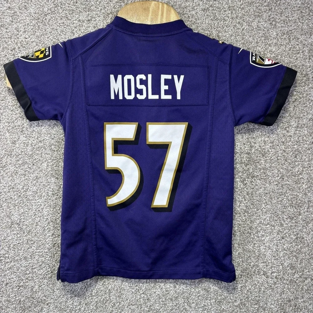 Baltimore Ravens Jersey Boys Small Purple NFL Football Nike CJ Mosley 57